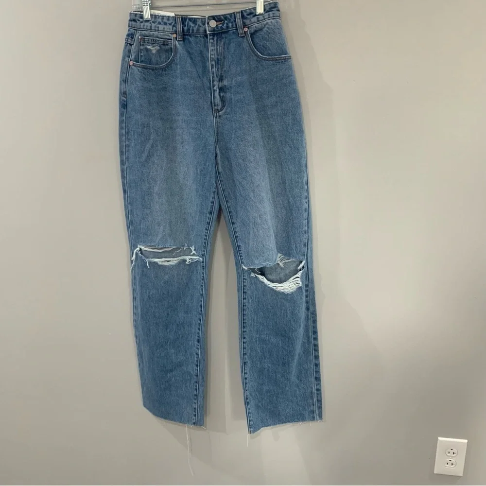 NWT Abrand Jeans Carrie Britt Relaxed High Rise in Vintage Blue